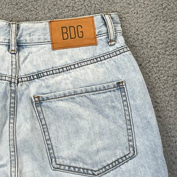 BDG Cowboy Jean 27 Artsy Rainbow High Rise Graffiti Ecclectic Urban Outfitters - Picture 11 of 14